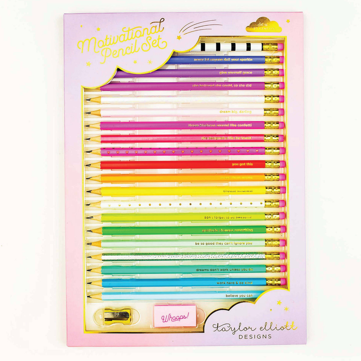 Taylor Elliot Sparkle Gel Ink Pen Set - Whoopsie Daisy